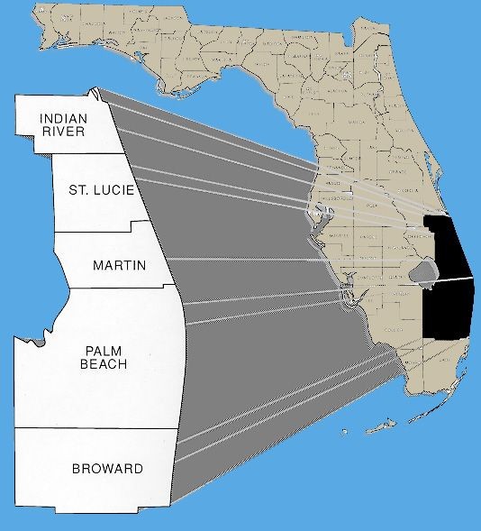 Mobile DPF Regen, DPF Cleaning, and DEF System Repair Service Area - Palm Beach County, Broward County, Martin County along I-95 and Florida Turnpike